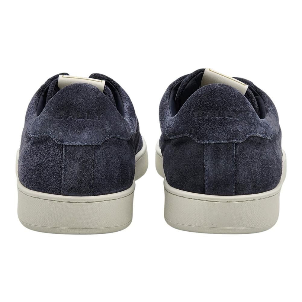 Bally Crest Romy Suede Slip-On Sneakers Navy Blue - NWB $400 - Picture 5 of 7